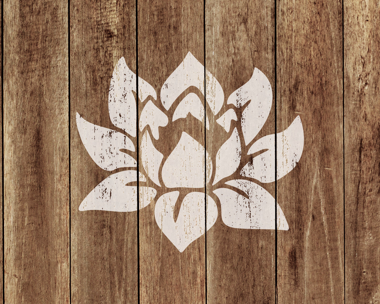 Lotus Stencil, Reusable Stencil For Painting, 579