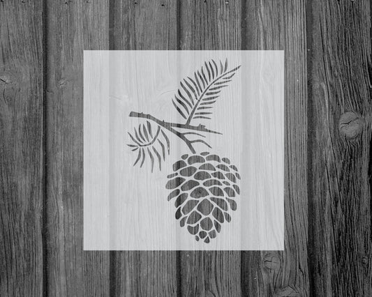 Pine Cone Stencil, Reusable Stencil For Painting, 281