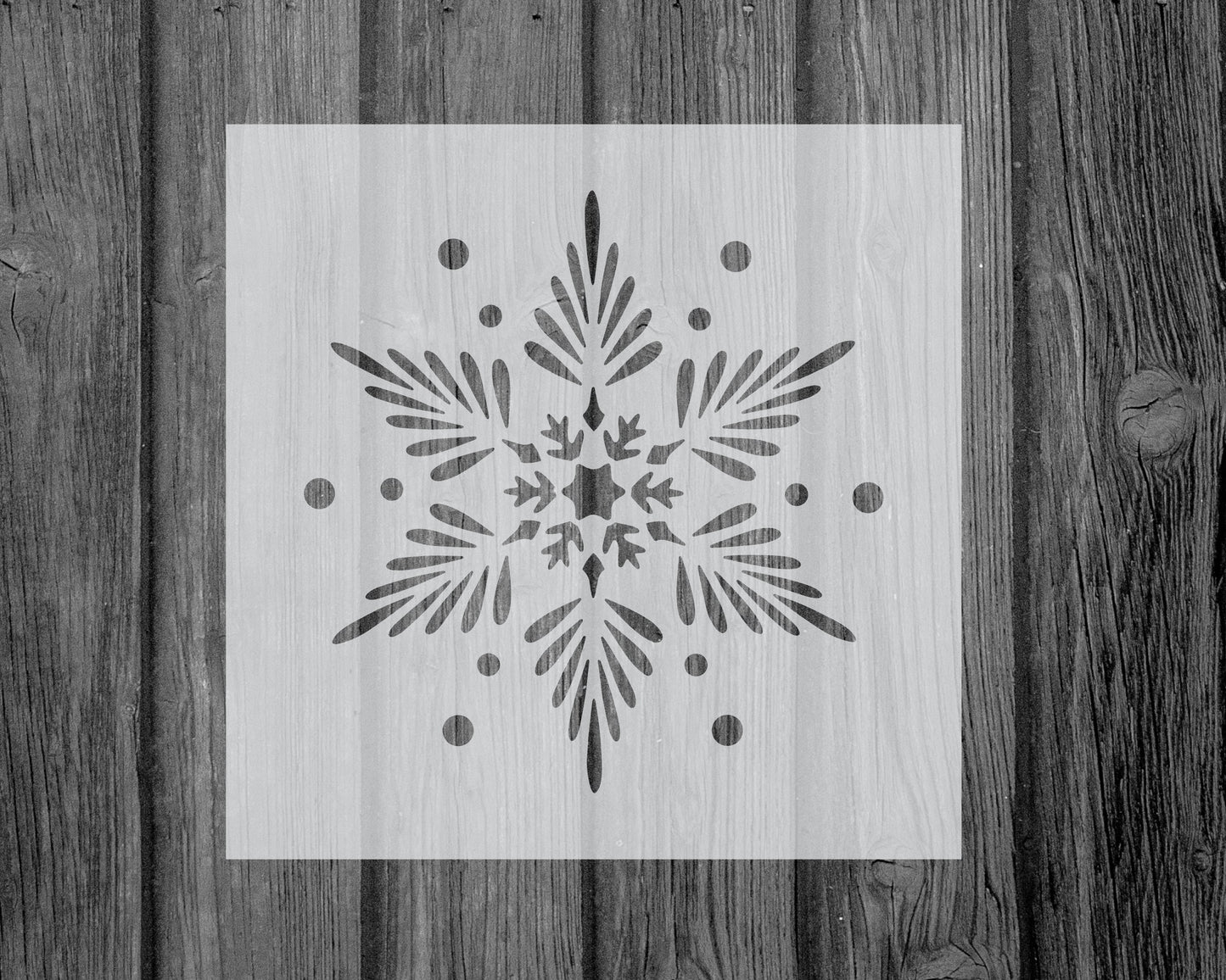 Snowflake Stencil, Reusable Stencil For Painting, 707