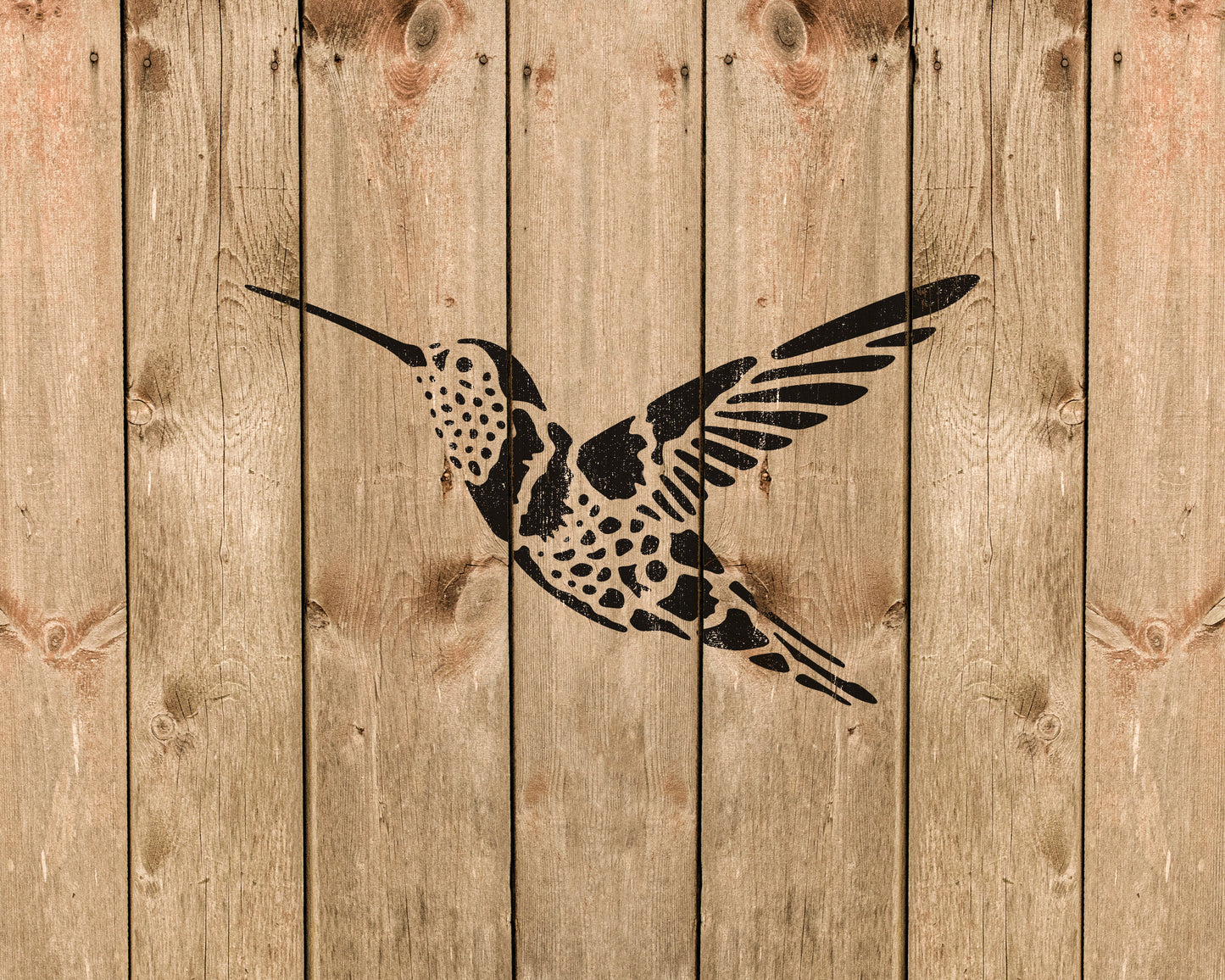 Hummingbird Stencil, Reusable Stencil For Painting, 760