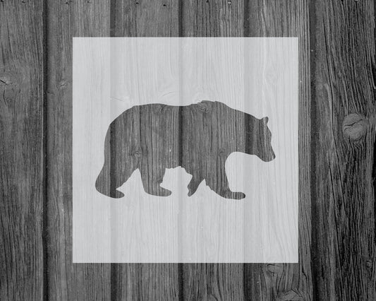 Bear Stencil, Reusable Stencil For Painting, 767