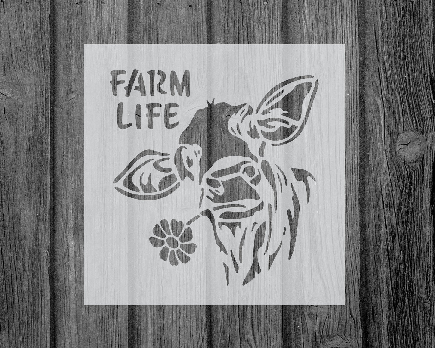 Cow Stencil, Reusable Stencil For Painting, 781