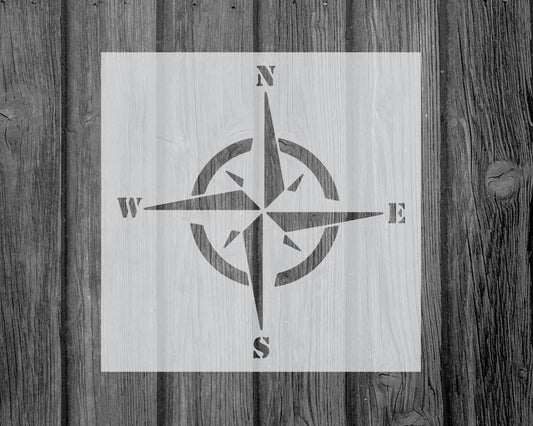 Compass Stencil, Reusable Stencil For Painting, 802