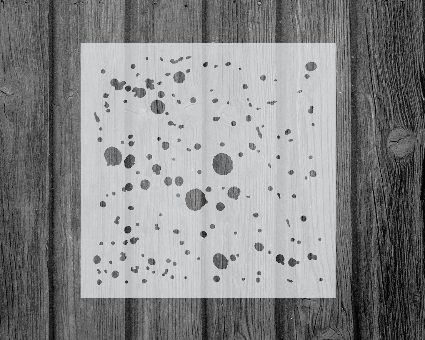 Splatter Stencil, Reusable Stencil For Painting, 805