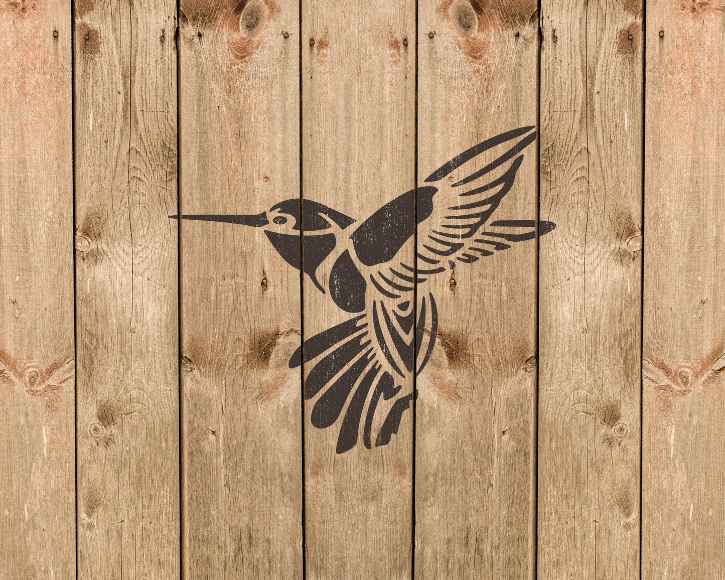 Hummingbird Stencil, Reusable Stencil For Painting, 322