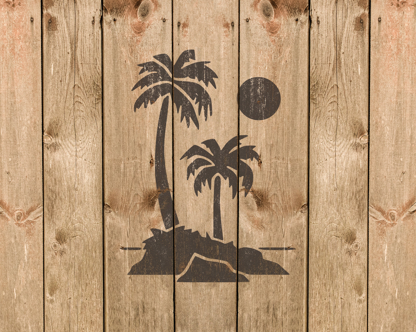 Palm Trees Stencil, Reusable Stencil For Painting, 845