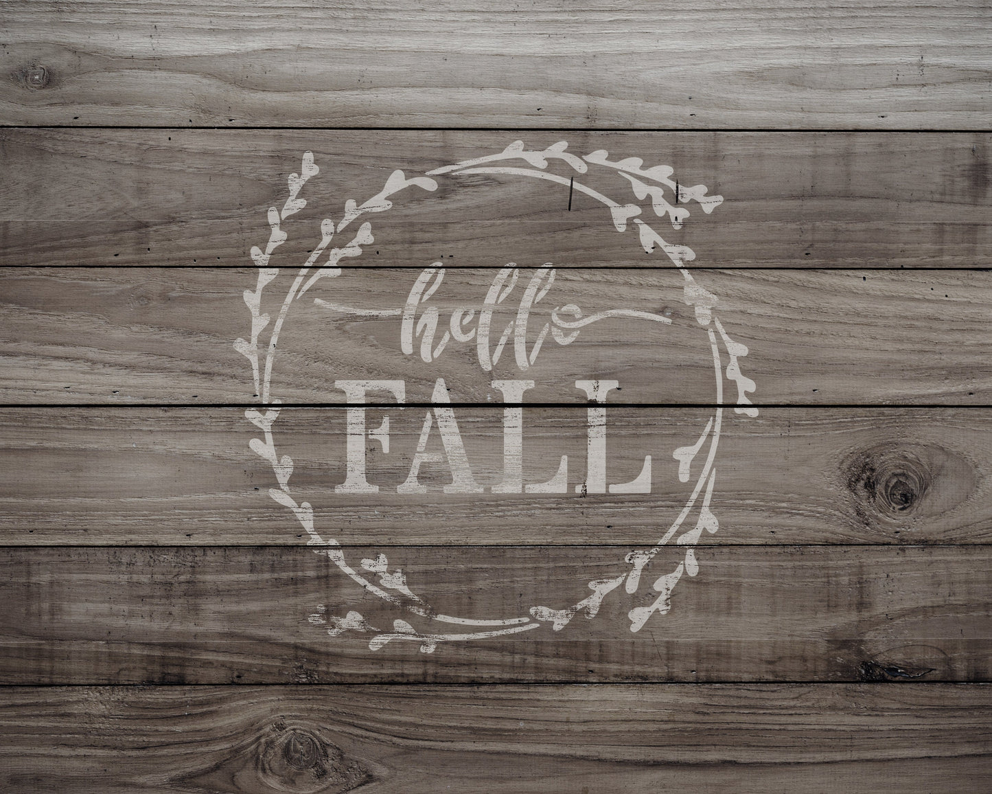 Hello Fall Stencil, Reusable Stencil For Painting, 868