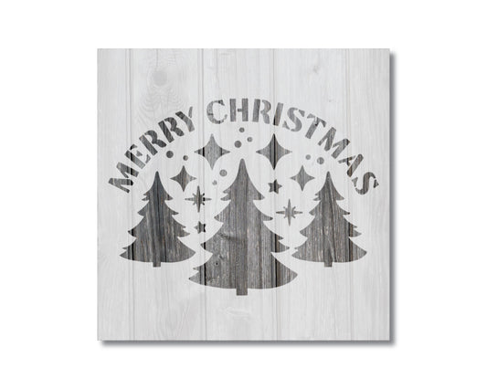 Merry Christmas Stencil, Reusable Stencil For Painting, 859