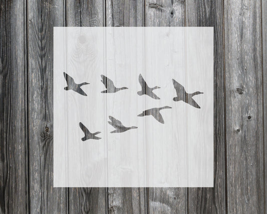 Birds Stencil, Reusable Stencil For Painting, 879