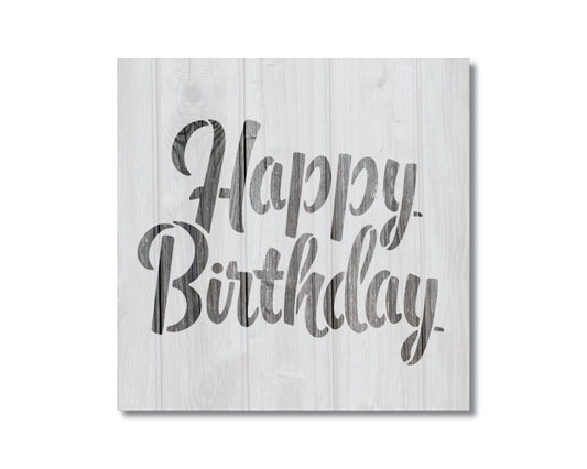 Happy Birthday Stencil, Reusable Stencil For Painting, 880