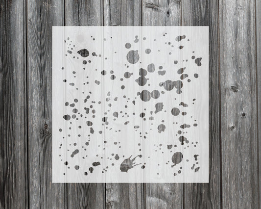 Splatter Stencil, Reusable Stencil For Painting, 346