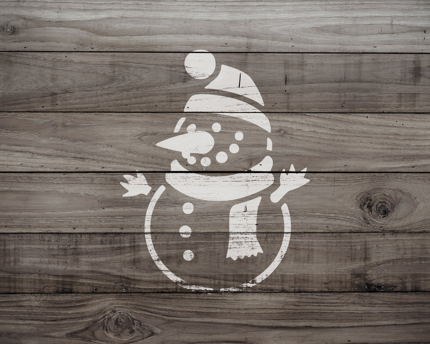 Snowman Stencil, Reusable Stencil For Painting, 911