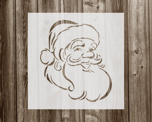 Santa Claus Stencil, Reusable Stencil For Painting, 913