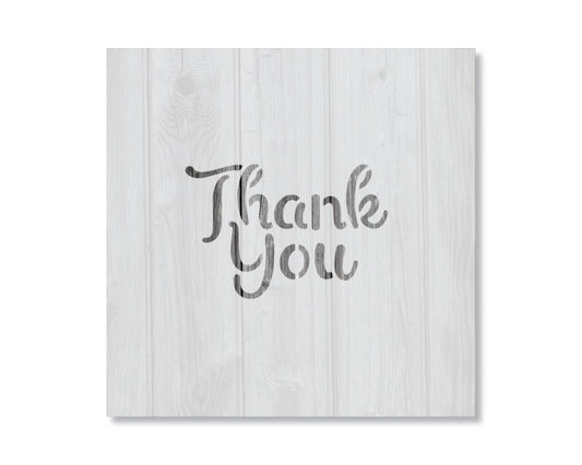 Thank You Cookie Stencil, Reusable Baking Stencil, 927