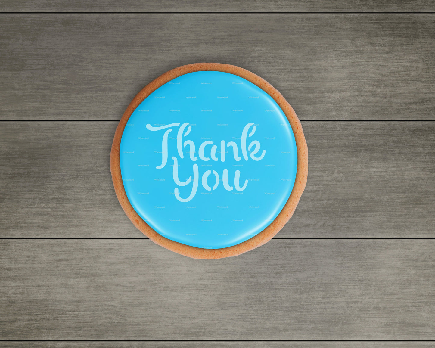 Thank You Cookie Stencil, Reusable Baking Stencil, 927