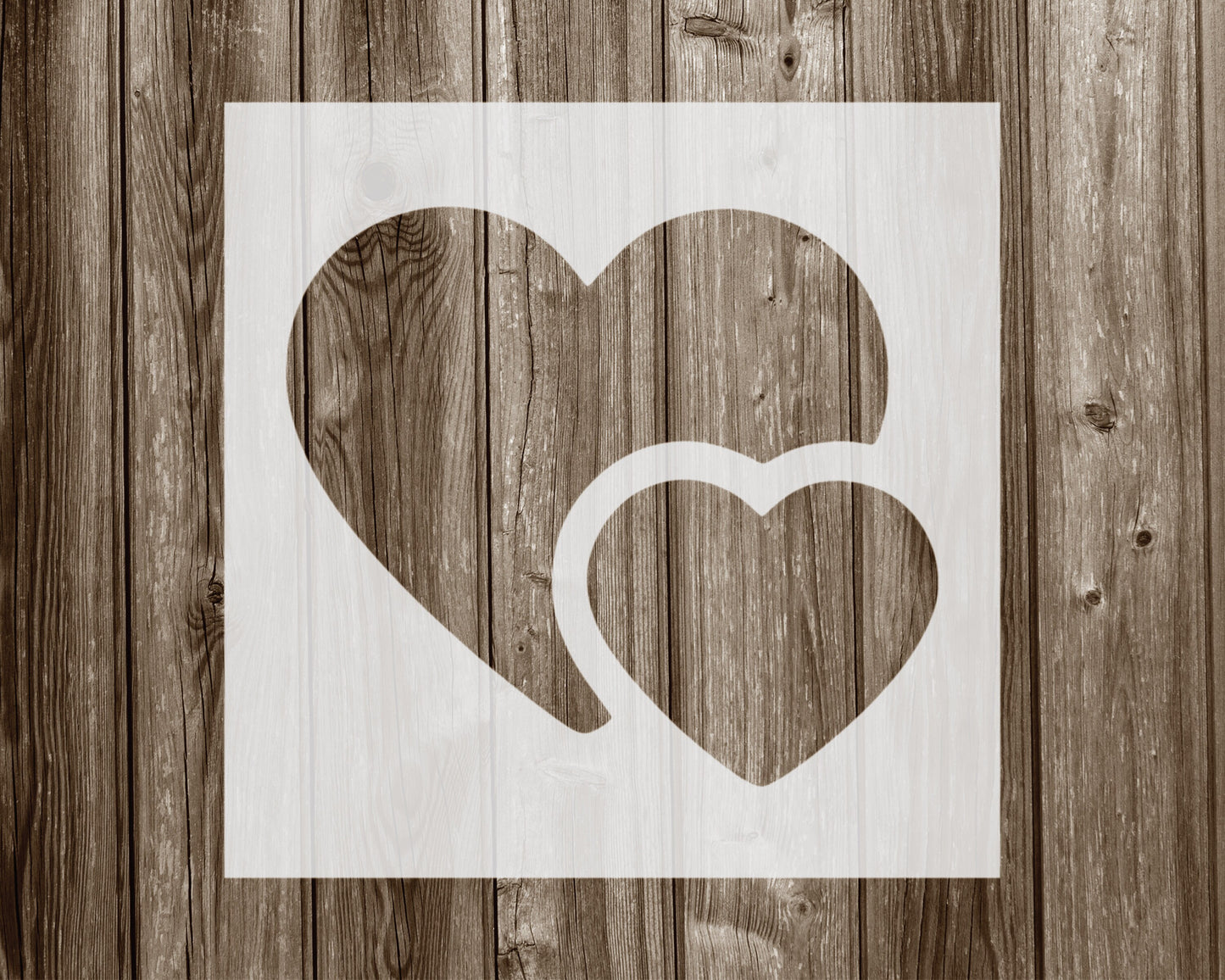 Hearts Stencil, Reusable Stencil For Painting, 934