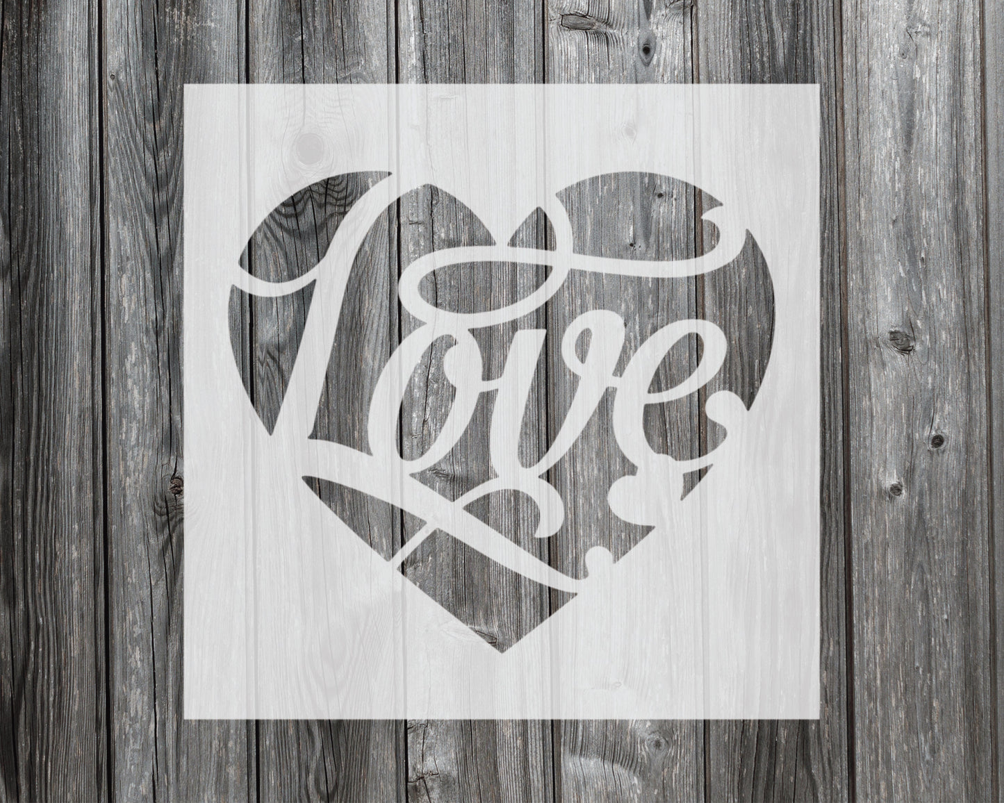 Love Heart Stencil, Reusable Stencil For Painting, 928