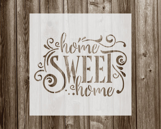 Home Sweet Home Stencil, Reusable Stencil For Painting, 716