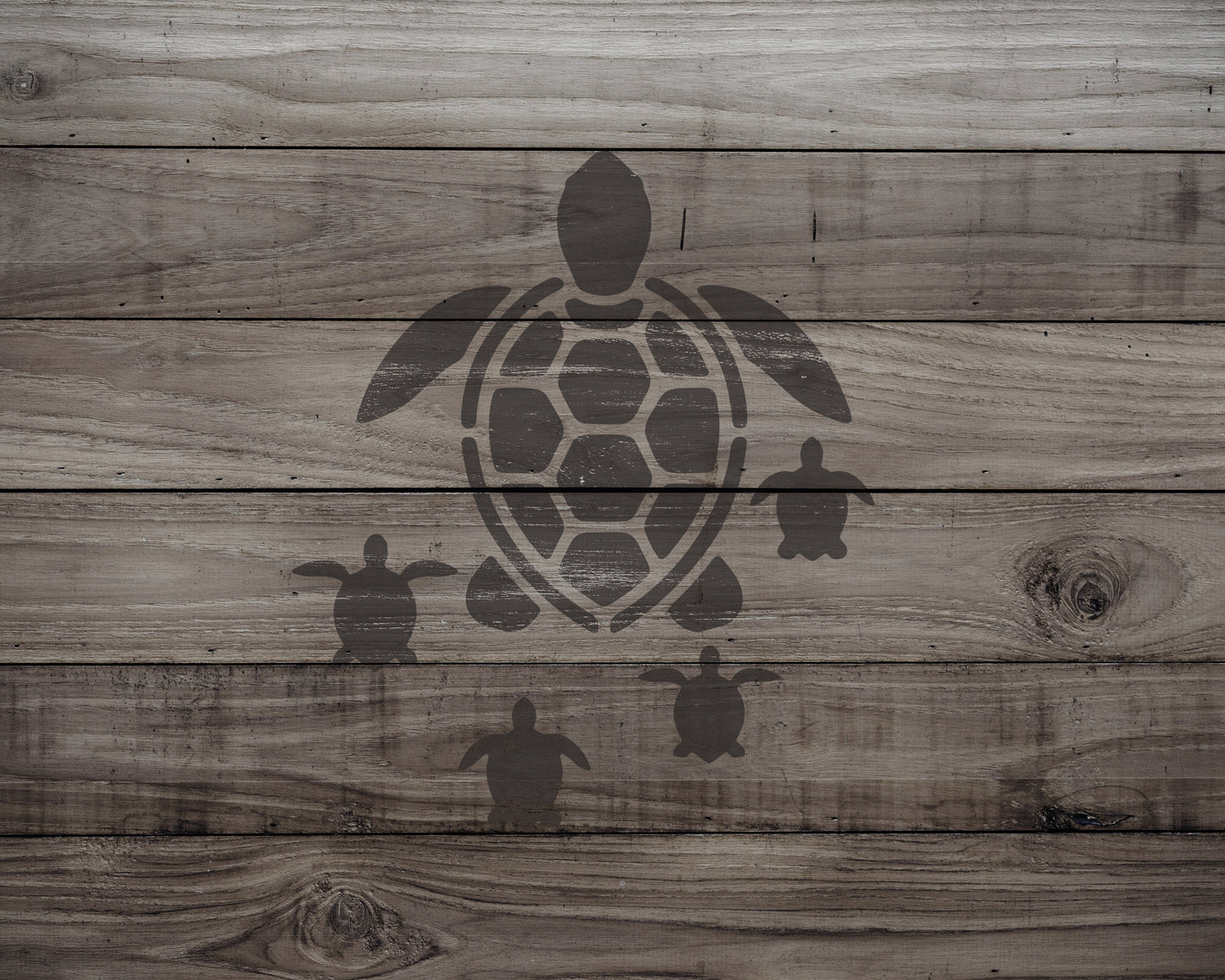 Turtles Stencil, Reusable Stencil For Painting, 185