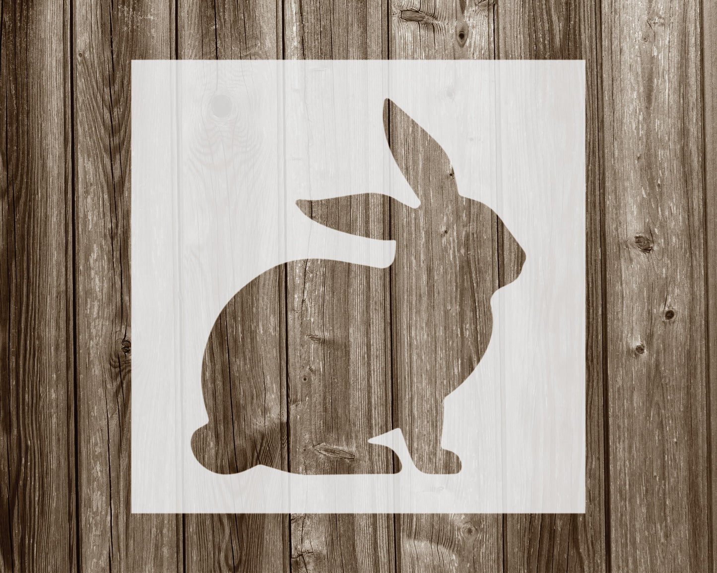 Rabbit Stencil, Reusable Stencil For Painting, 080