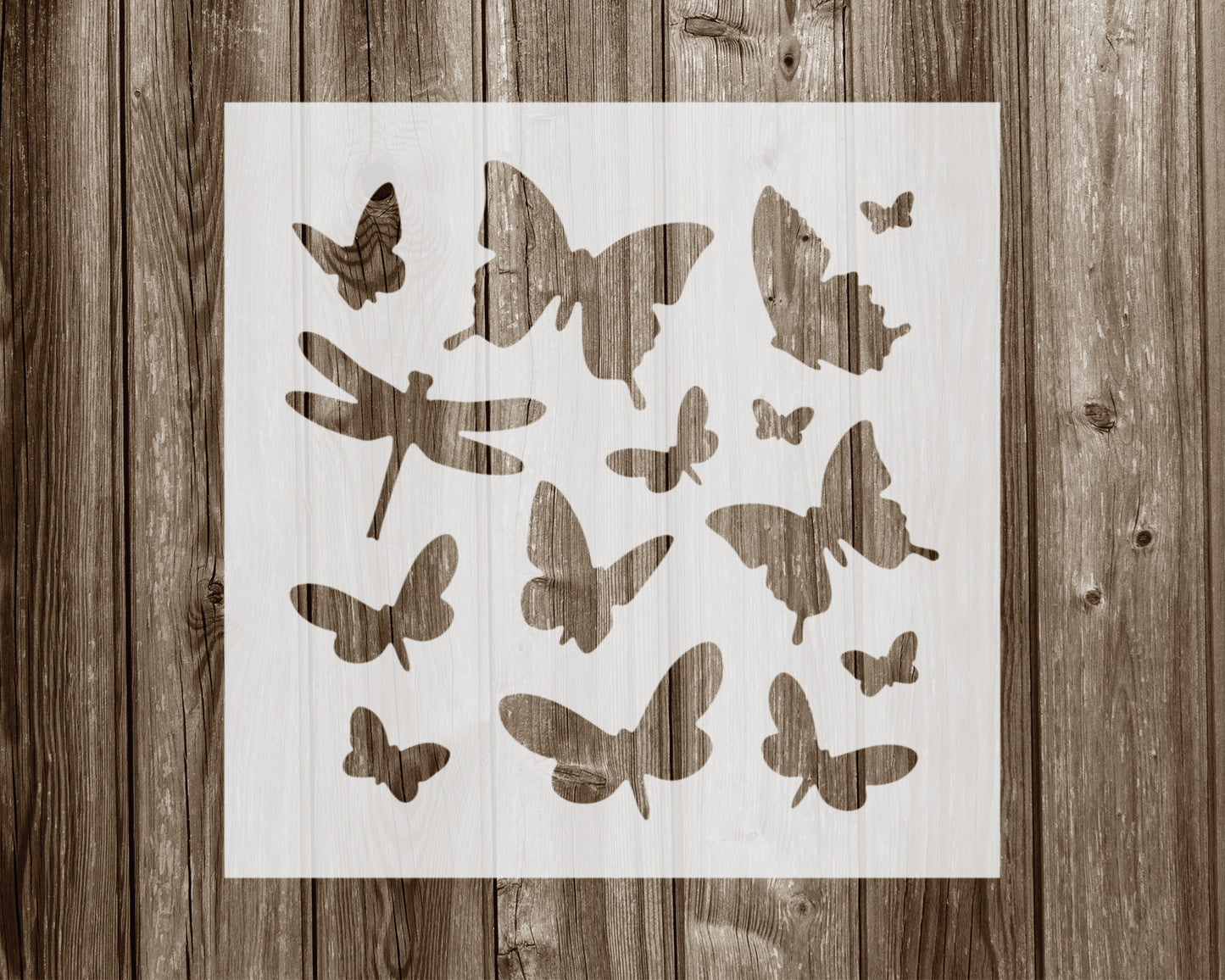 Butterflies Dragonflies Stencil, Reusable Stencil For Painting, 955