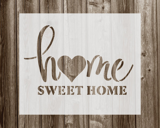 Home Sweet Home Stencil, Reusable Stencil For Painting, 964