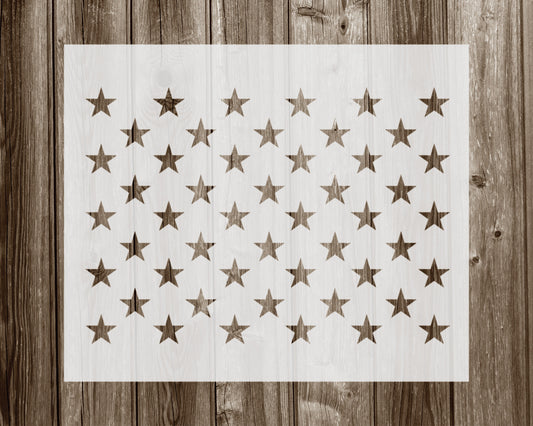 50 Stars Stencil, Reusable Stencil For Painting, 985