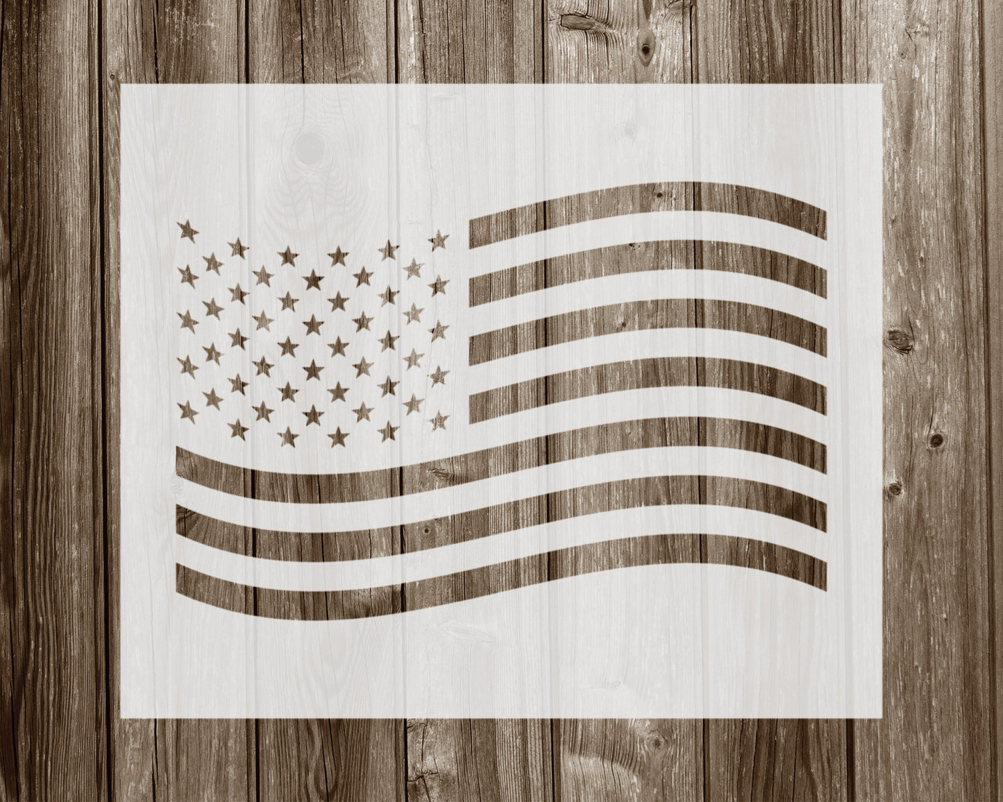 American Flag Stencil, Reusable Stencil For Painting, 357