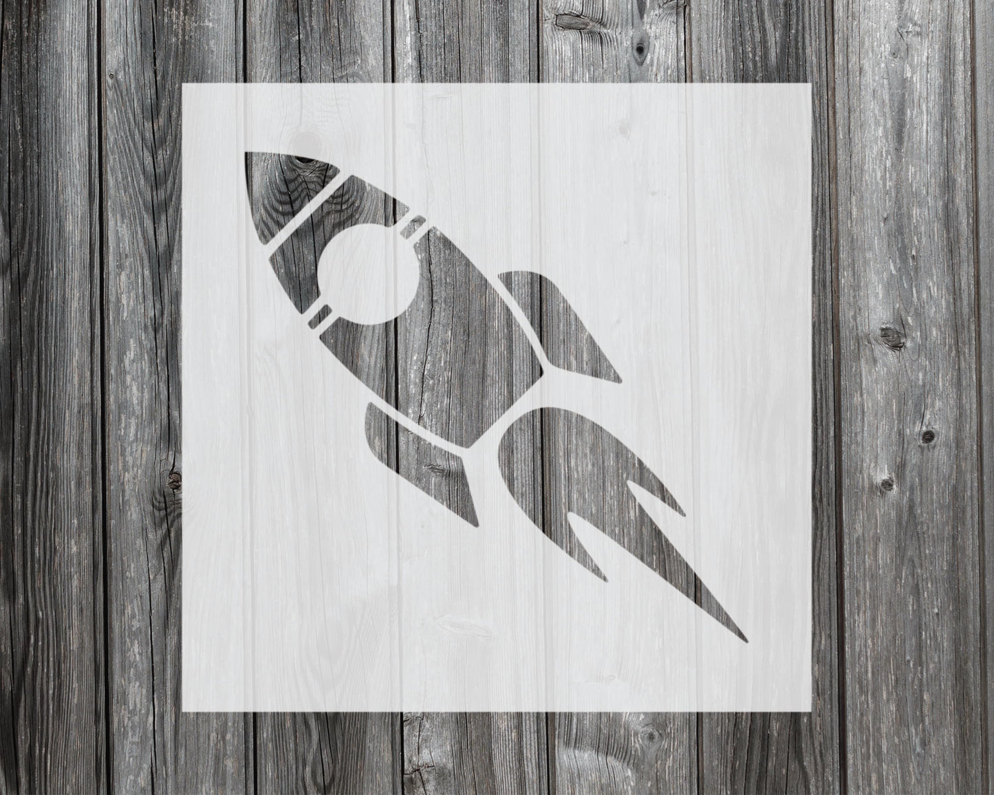 Rocketship Stencil, Reusable Stencil For Painting, 244