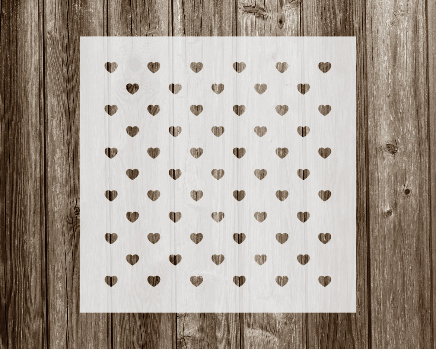 Hearts Stencil, Reusable Stencil For Painting, 989