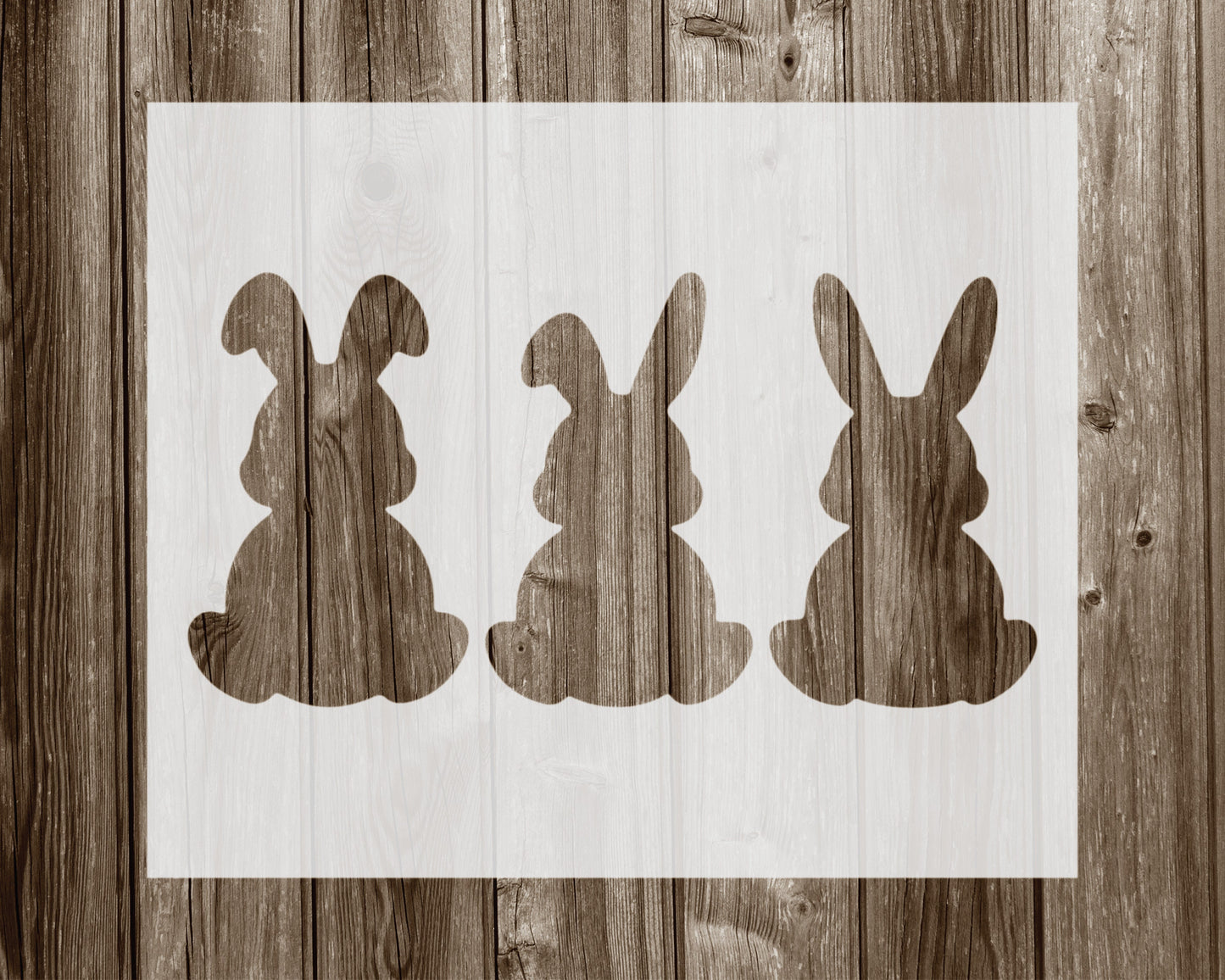 Bunnies Stencil, Reusable Stencil For Painting, 994