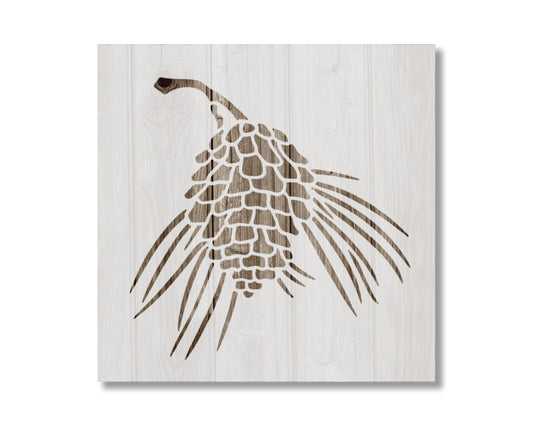 Pine Cone Stencil, Reusable Stencil For Painting, 998