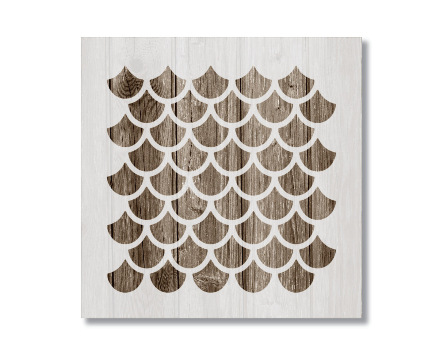 Fish Scales Stencil, Reusable Stencil For Painting, 1009