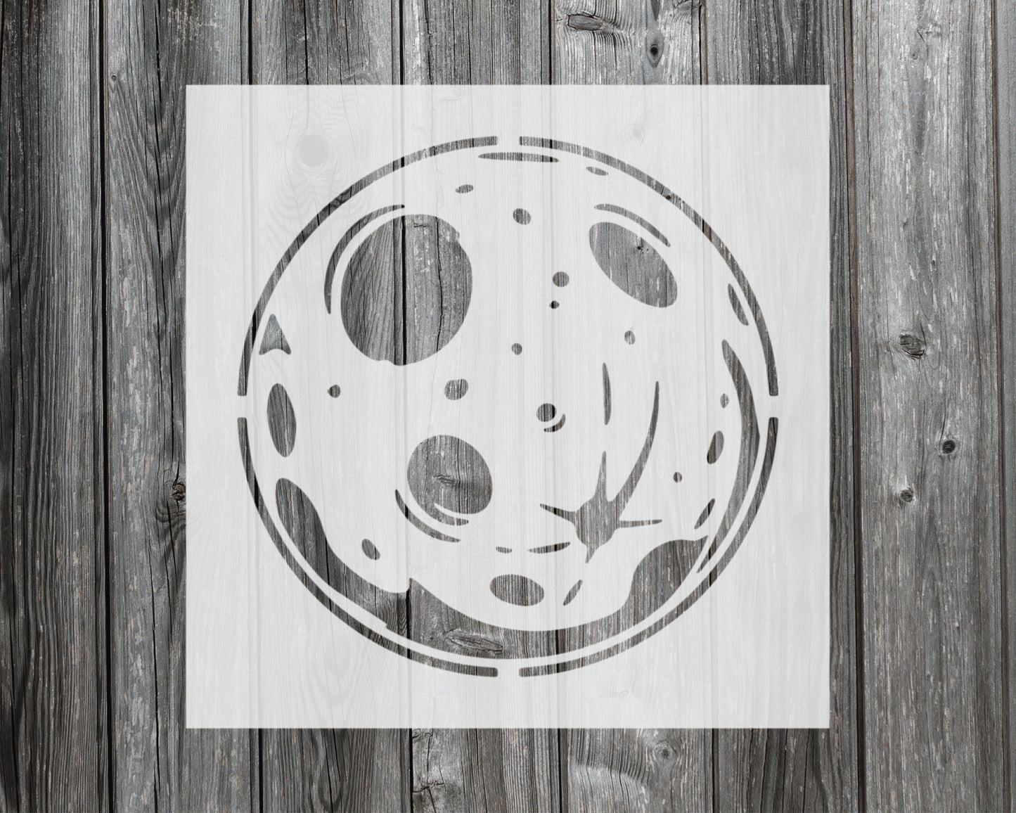 Moon Stencil, Reusable Stencil For Painting, 1025