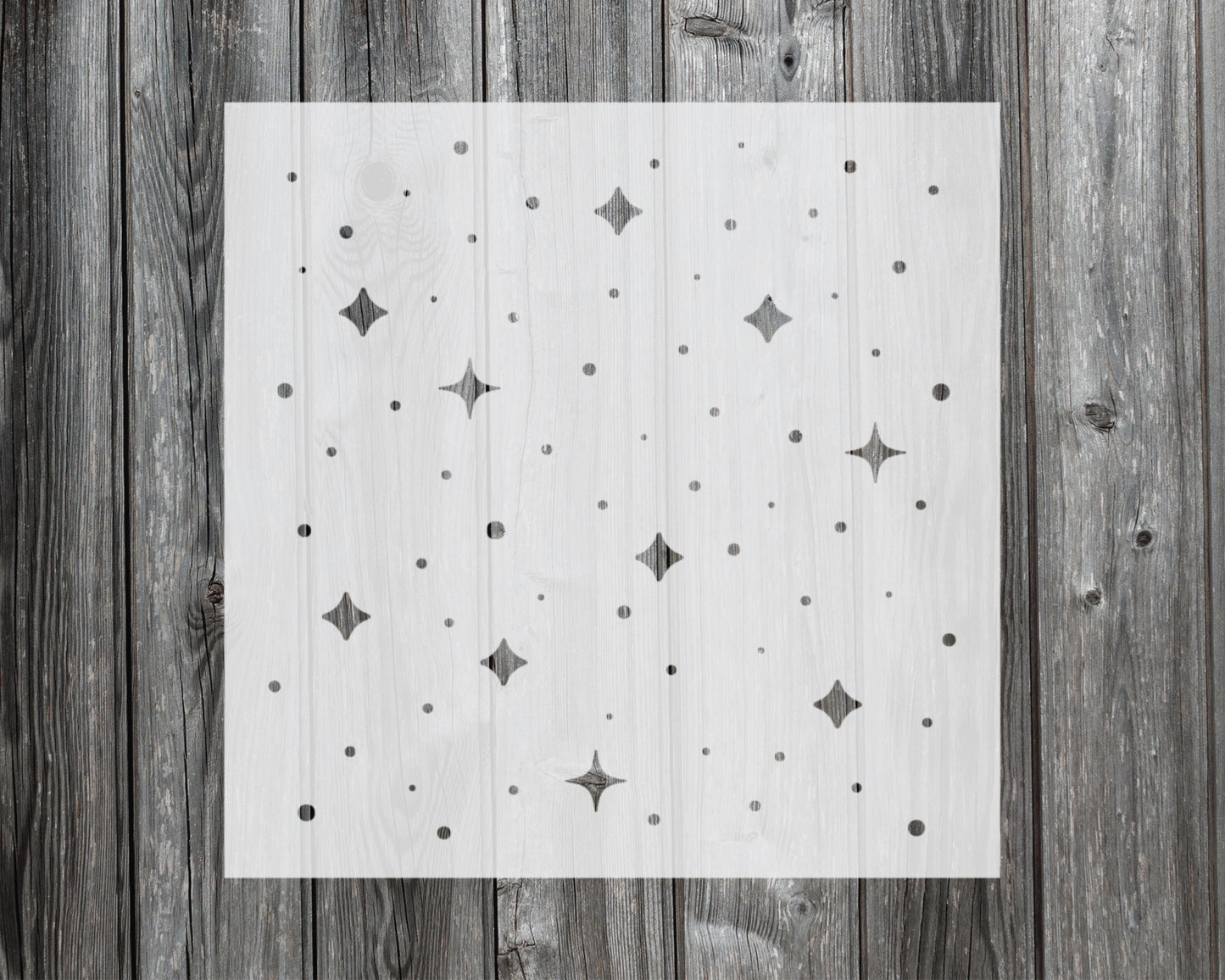 Stars Stencil, Reusable Stencil For Painting, 1048