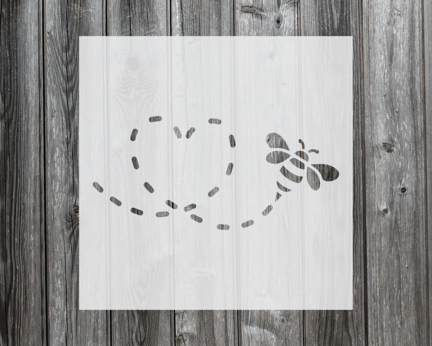 Bee Heart Trail Stencil, Reusable Stencil For Painting, 784