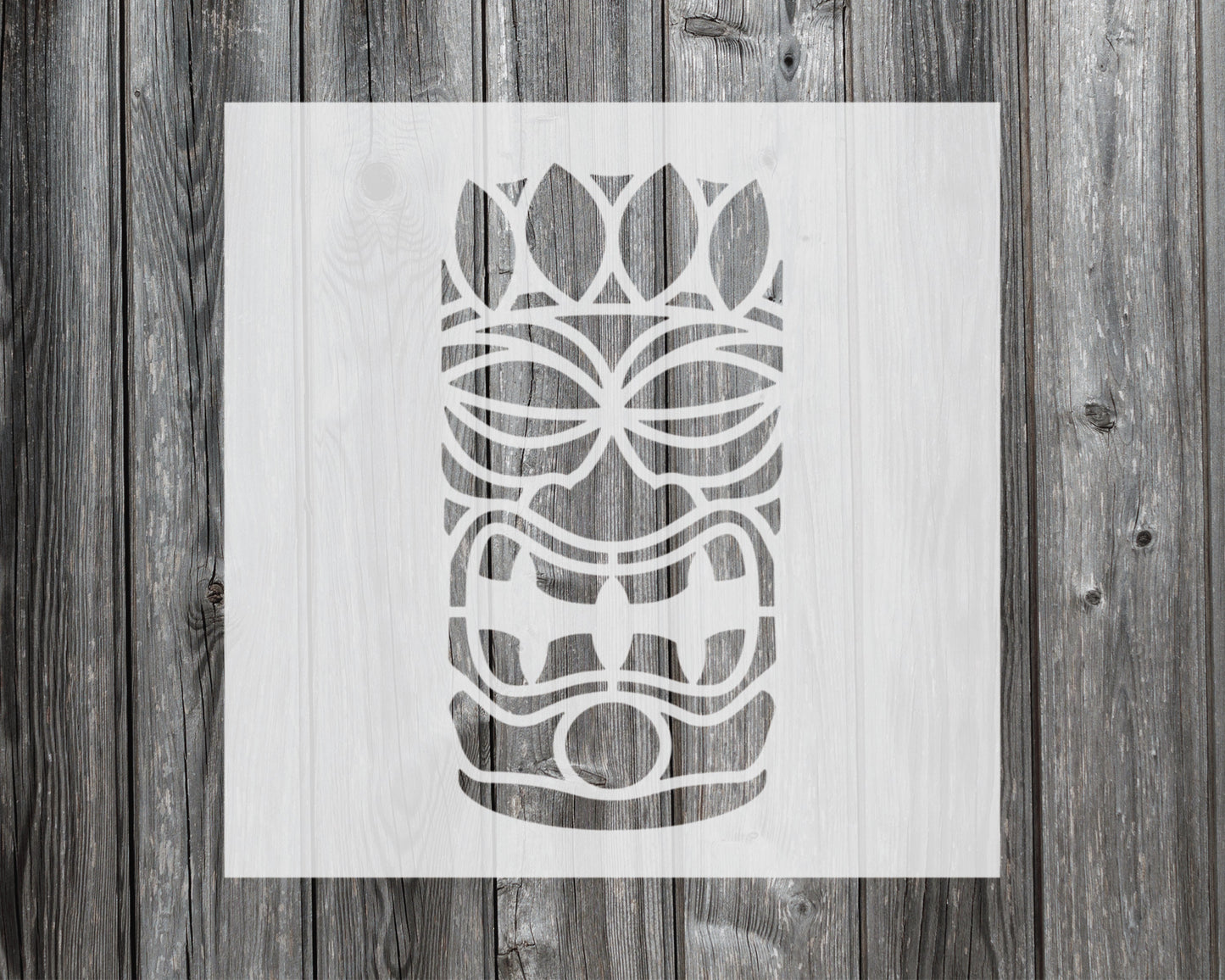 Tiki Stencil, Reusable Stencil For Painting, 536