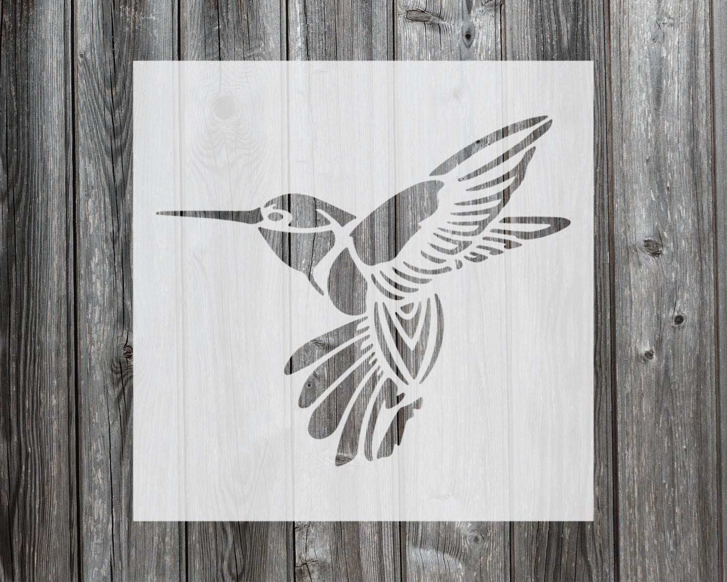 Hummingbird Stencil, Reusable Stencil For Painting, 322