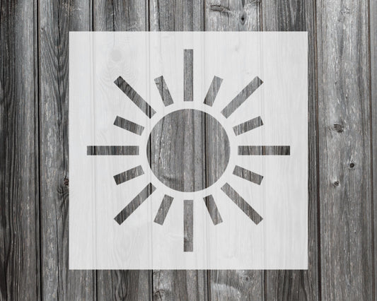 Sun Stencil, Reusable Stencil For Painting, 437