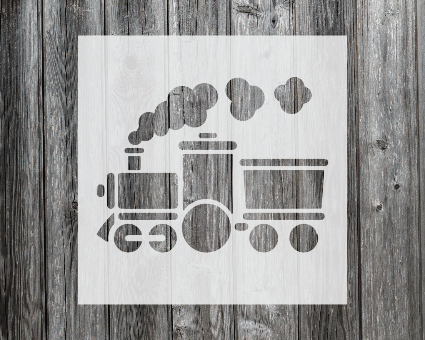 Train Stencil, Reusable Stencil For Painting, 846