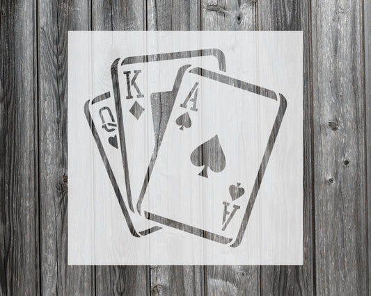 Playing Cards Stencil, Reusable Stencil For Painting, 216