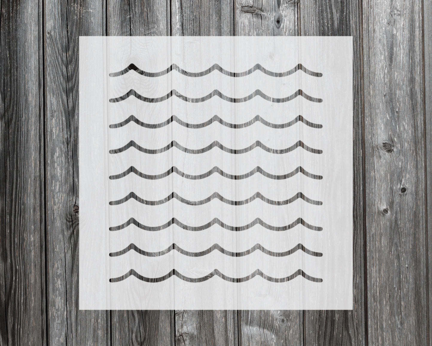 Waves Stencil, Reusable Stencil For Painting, 704