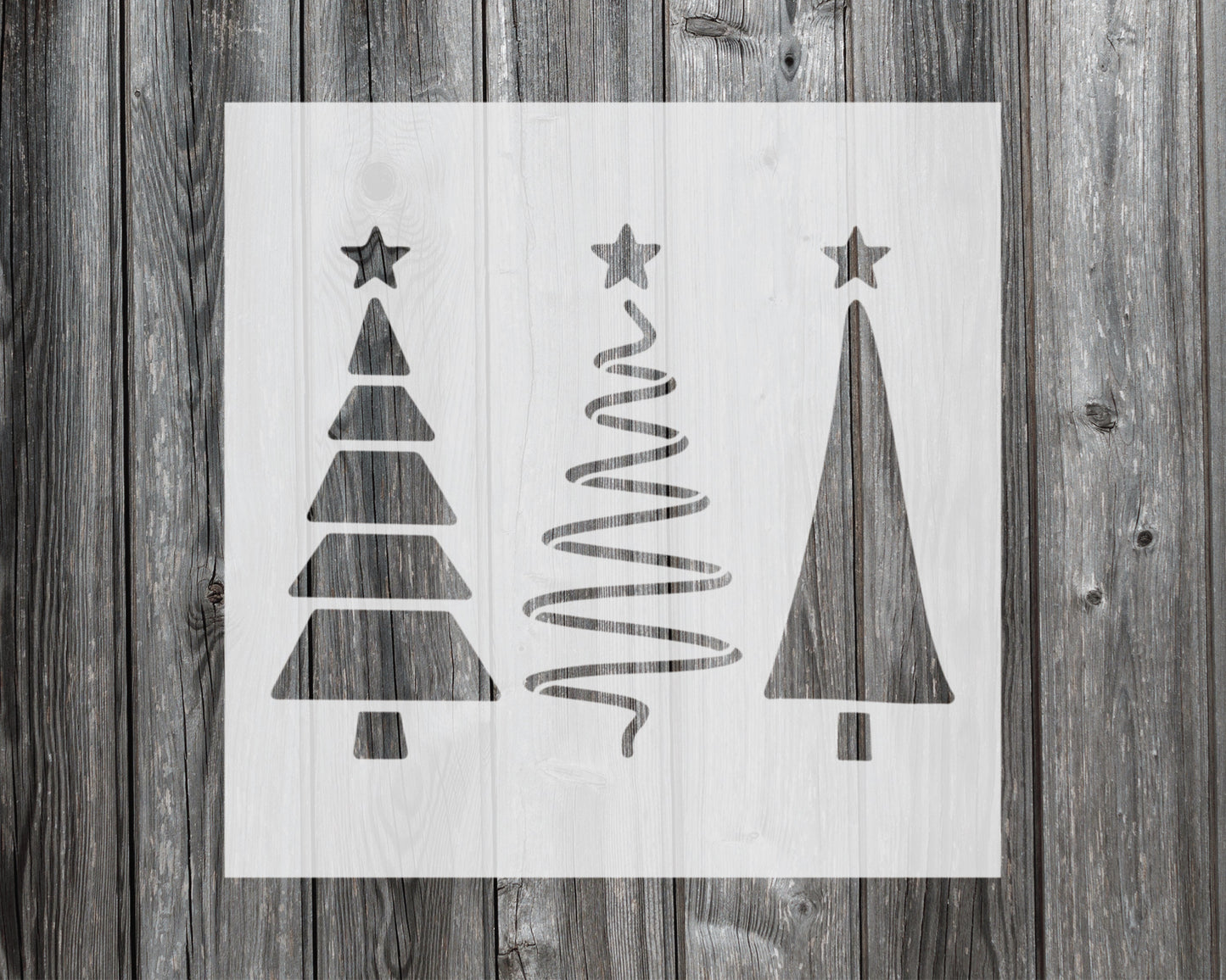 Christmas Trees Stencil, Reusable Stencil For Painting, 478