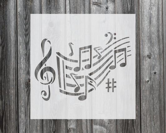 Music Stencil, Reusable Stencil For Painting, 600