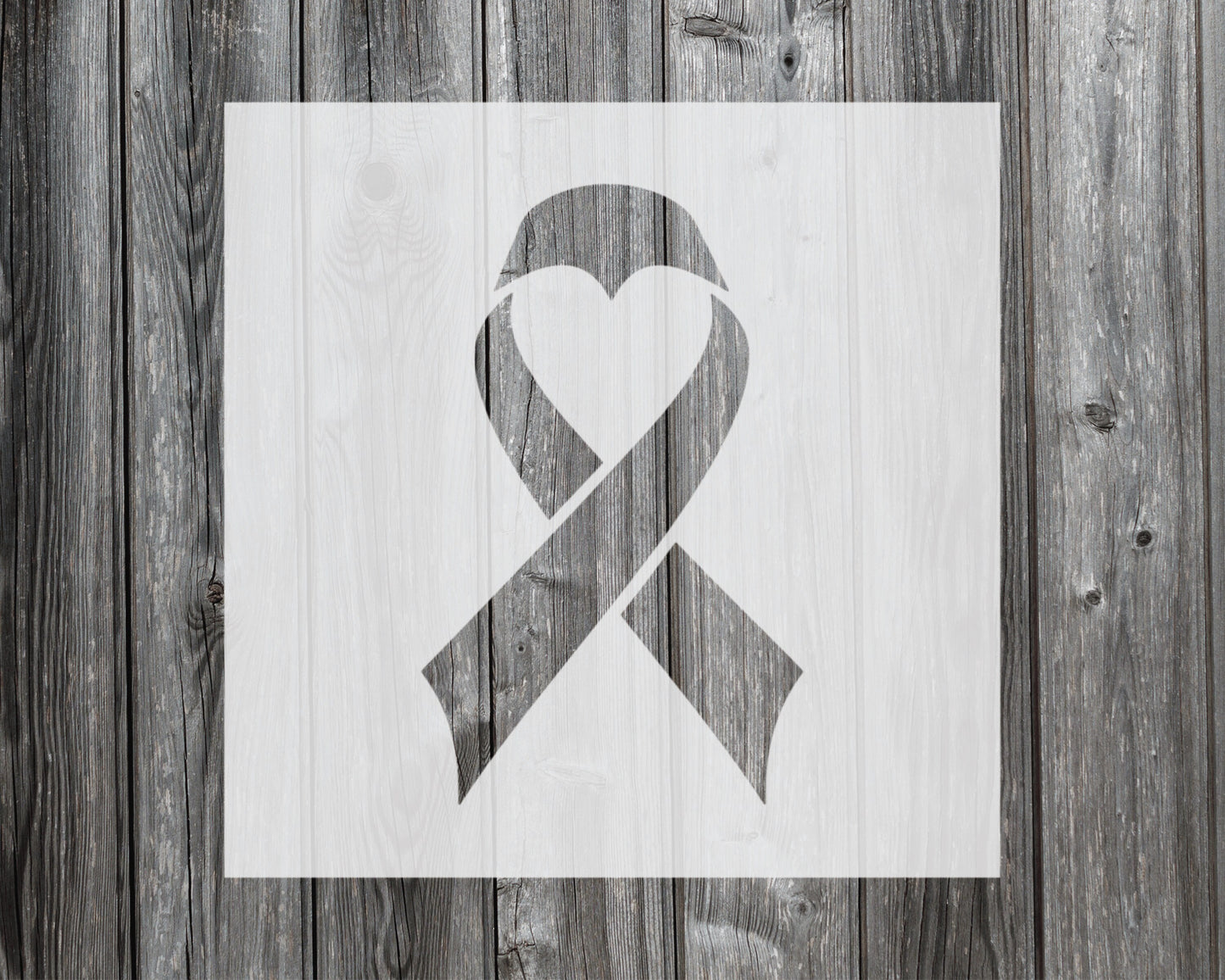 Awareness Ribbon Stencil, Reusable Stencil For Painting, 774