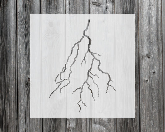 Lightning Stencil, Reusable Stencil For Painting, 177