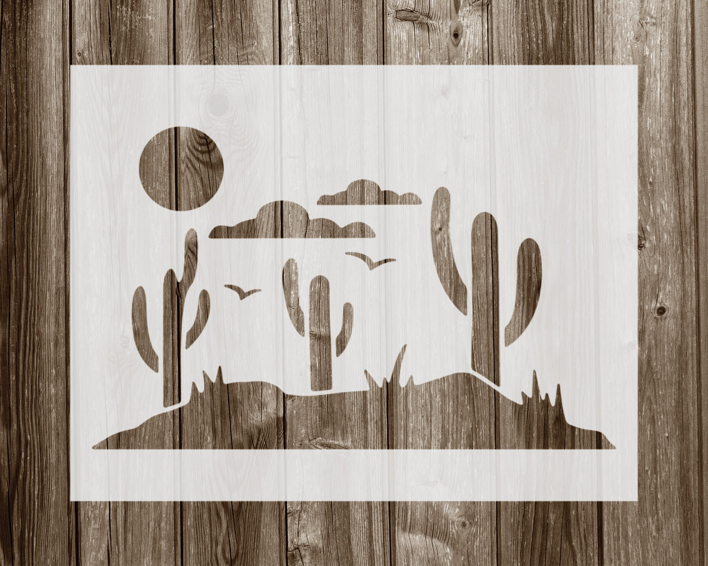 Desert Stencil, Reusable Stencil For Painting, 1032