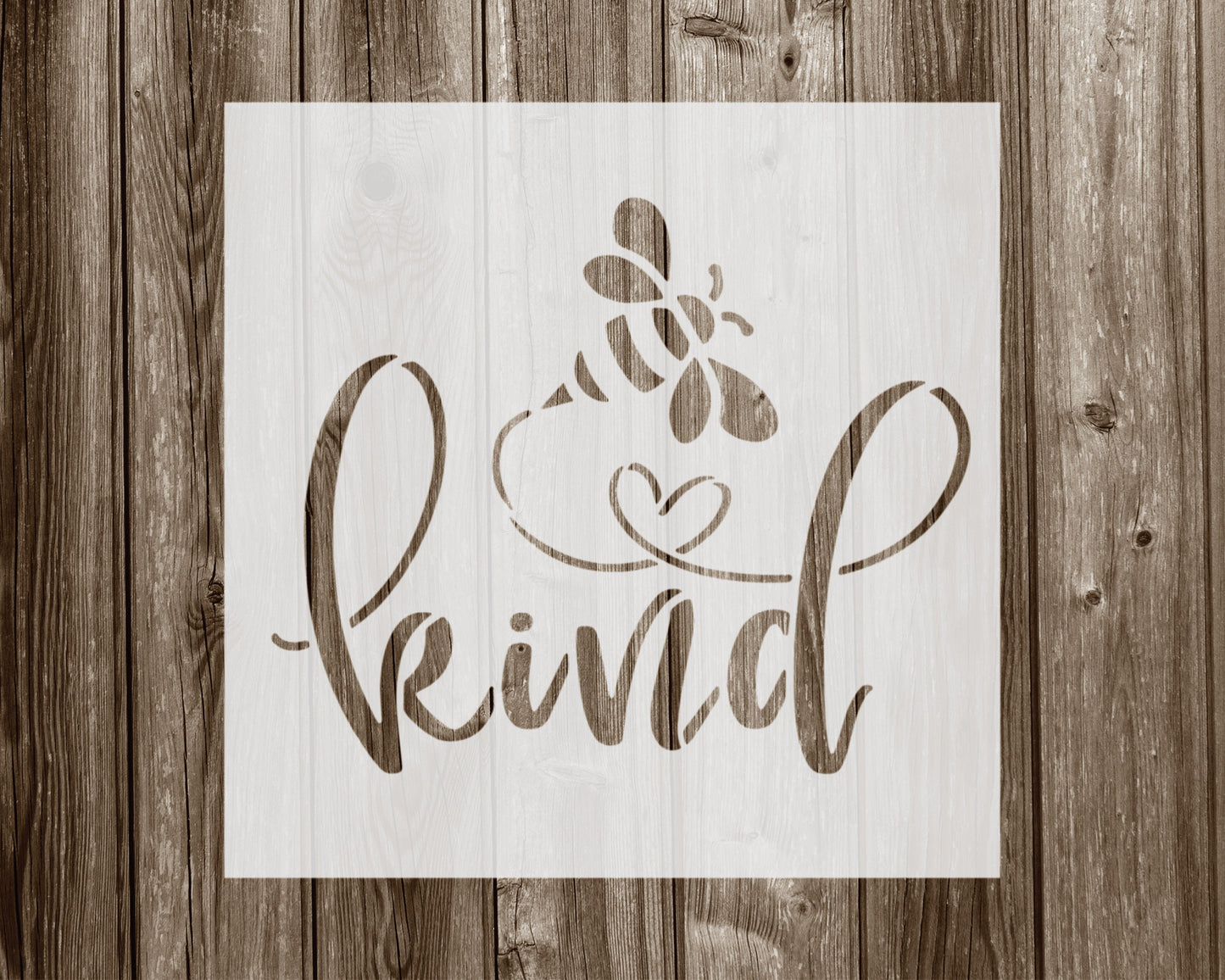 Bee Kind Stencil, Reusable Stencil For Painting, 1036