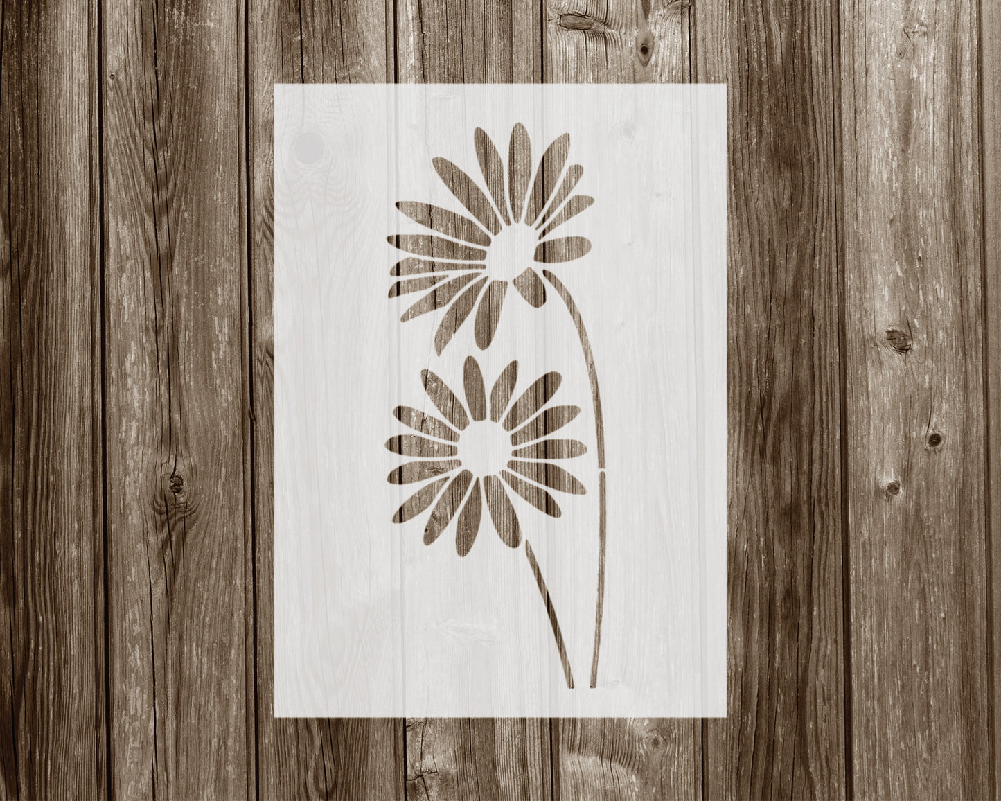 Daisies Stencil, Reusable Stencil For Painting, 1040