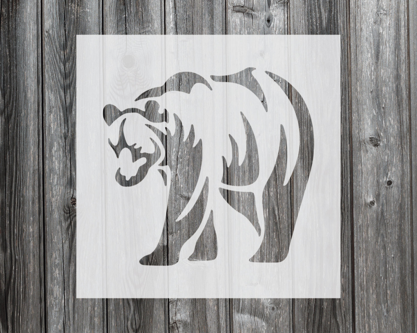 Bear Stencil, Reusable Stencil For Painting, 747